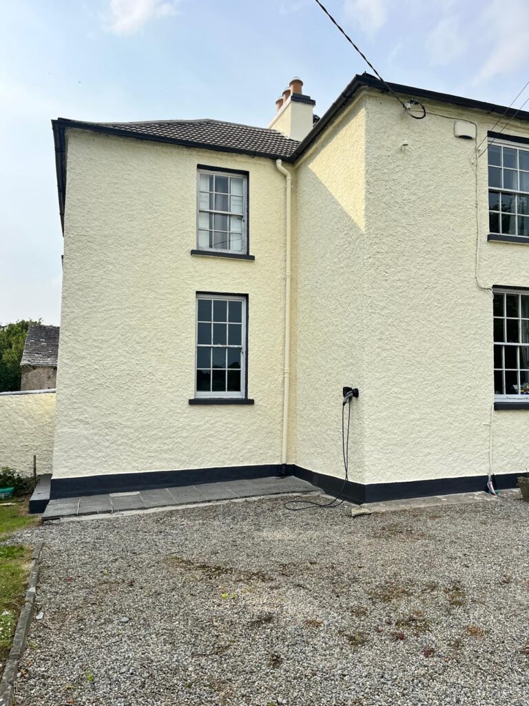 Exterior house painters, amazing yellow external wall 