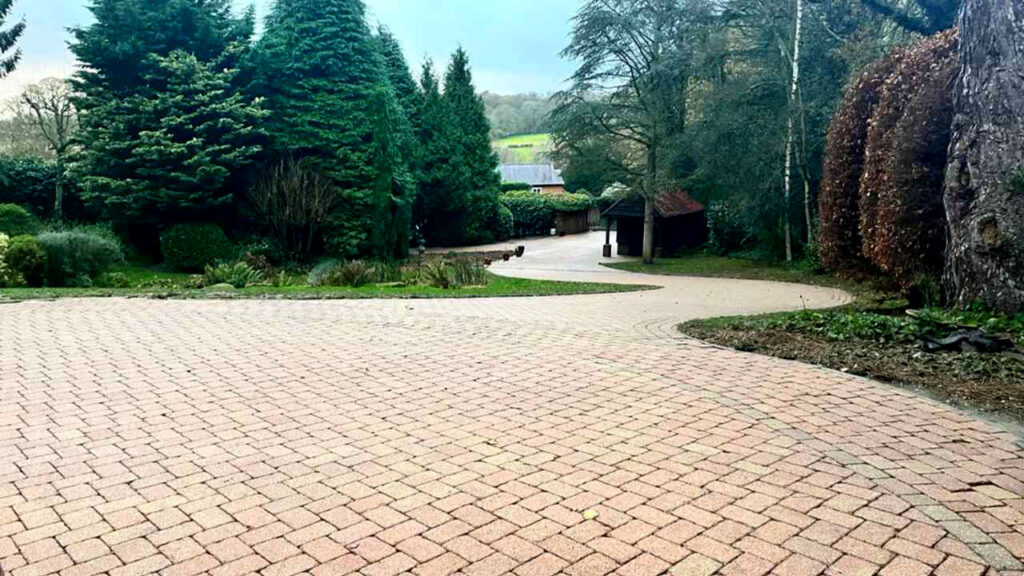 Driveway cleaning by UEH Ireland Limited