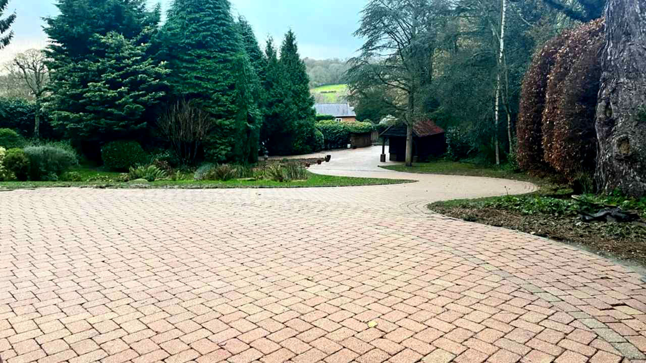 Driveway cleaning by UEH Ireland Limited